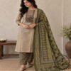 Beautiful Handcrafted Cotton Embroidered Dress Material