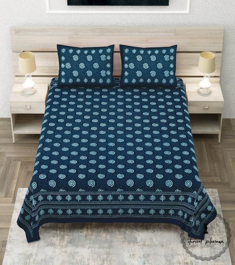 Royal Sanganer Pure Cotton Double Bed Bedsheet