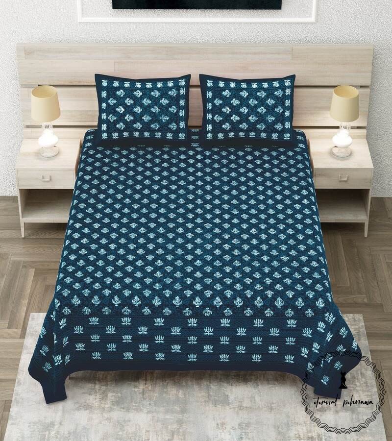 Royal Sanganer Pure Cotton Double Bed Bedsheet