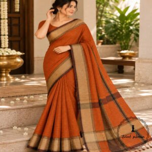 Maheshwari Handwoven Saree