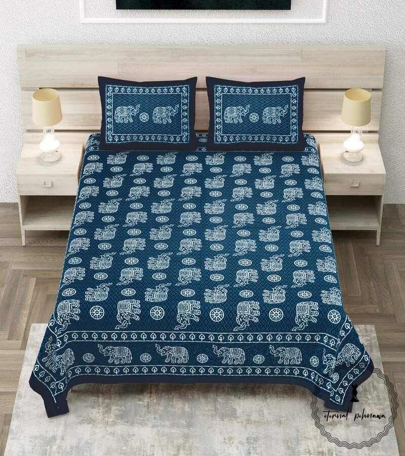 Royal Sanganer Pure Cotton Double Bed Bedsheet