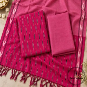 Pure Cotton Ikkat Suit