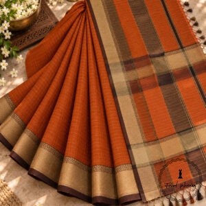 Maheshwari Handwoven Saree
