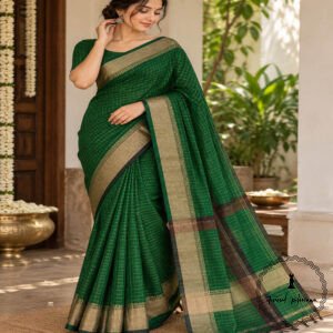 Maheshwari Handwoven Saree