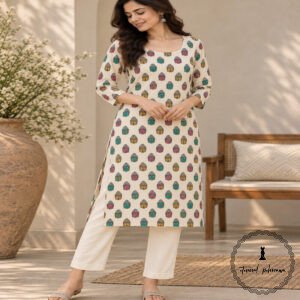Traditional Kalamkari Handloom Kurta Fabric