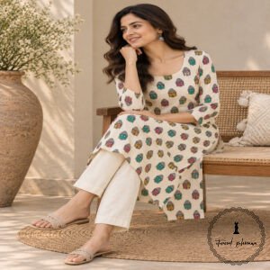 Traditional Kalamkari Handloom Kurta Fabric