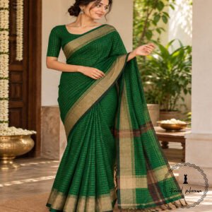 Maheshwari Handwoven Saree