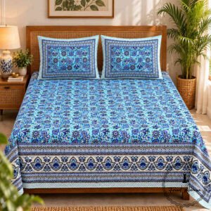 Premium Royal Block Bedsheet