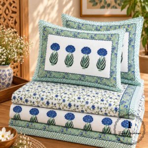 Premium Royal Block Bedsheet