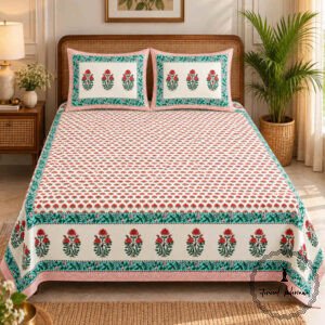 Premium Royal Block Bedsheet