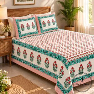 Premium Royal Block Bedsheet