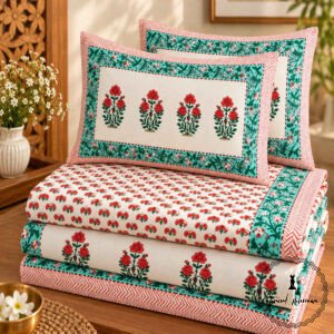Premium Royal Block Bedsheet