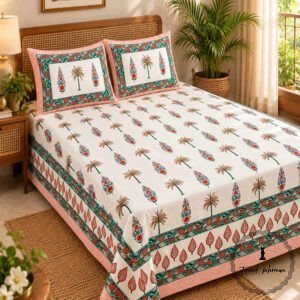 Premium Royal Block Bedsheet