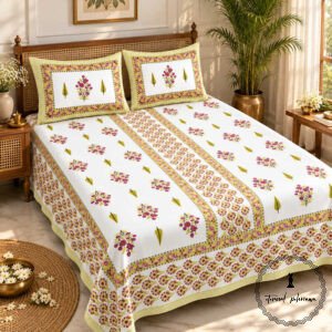 Premium Royal Block Bedsheet
