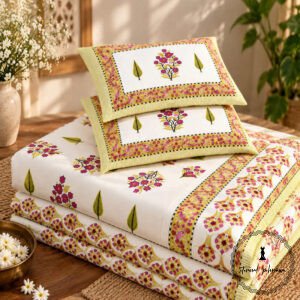 Premium Royal Block Bedsheet