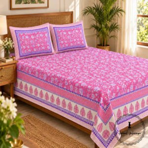 Premium Royal Block Bedsheet