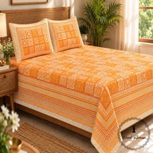 Premium Royal Block Bedsheet