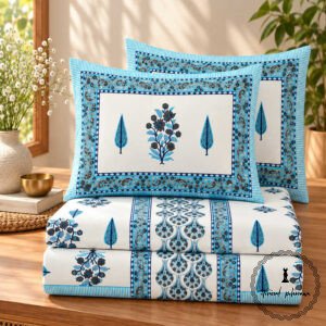 Premium Royal Block Bedsheet