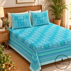 Premium Royal Block Bedsheet
