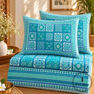Premium Royal Block Bedsheet