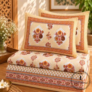 Premium Royal Block Bedsheet