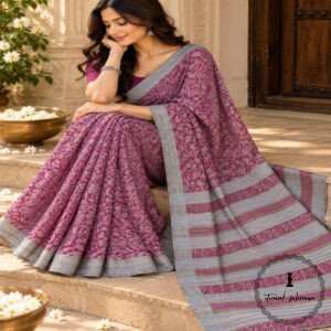 Bhagalpuri Semi Baswara Saree