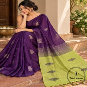 Handloom Vaalai Naar Pattu Saree (Banana Silk)
