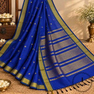 Kalyani Cotton Saree with Grand Zari Pallu