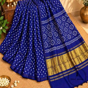Beautiful Bandhani Modal Silk Saree